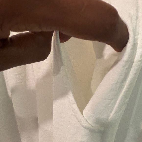 She + Sky white wide leg sleeveless jumpsuit V-neck LSY3899 - Picture 11 of 14